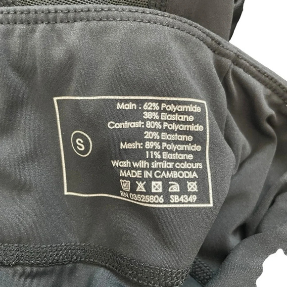 Sweaty Betty Power Icon Mesh ⅞ Leggings in Slate Grey Size S - Picture 13 of 13